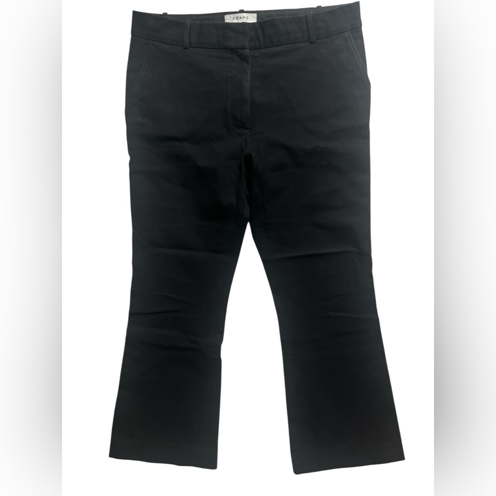 Frame Denim Sleek Black Trousers